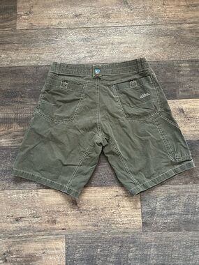 Kuhl Shorts Mens 36 Brown Utility Vintage Patina Dye Outdoor Hiking Semi Faded